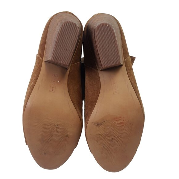 Steven by Steve Madden Ready Chestnut Suede Leather Ankle Booties Size 11 - Picture 9 of 10